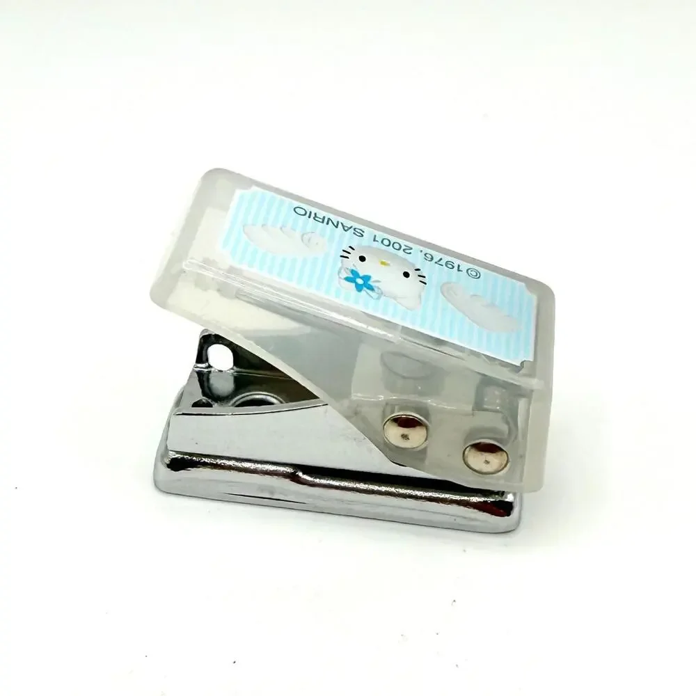 Rare Vintage 2001 Sanrio Hello Kitty Blue Angel Mini Hole Puncher